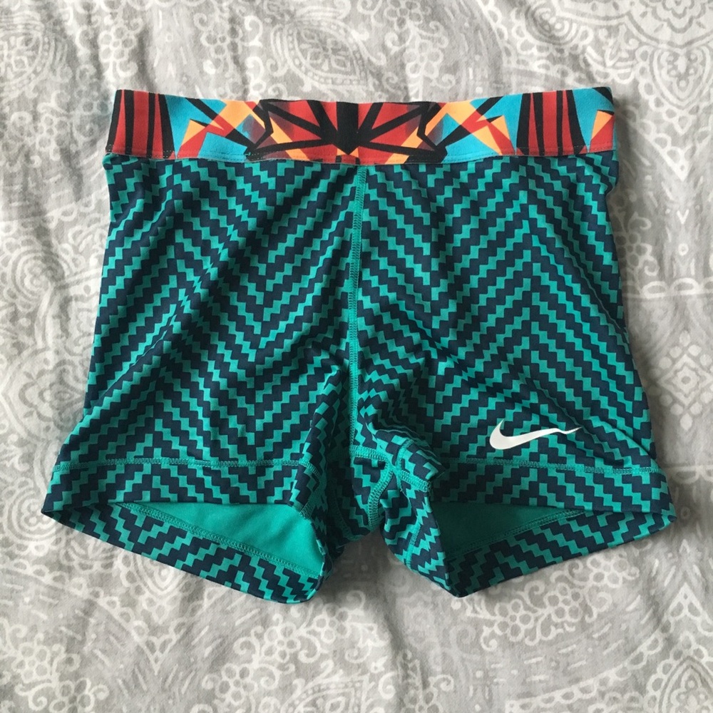 Nike dri-fit neon shorts